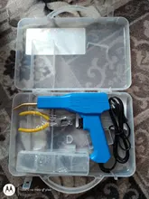 Soldador de plástico para reparación de parachoques de coche, herramienta de soldadura de plástico PVC, 50W