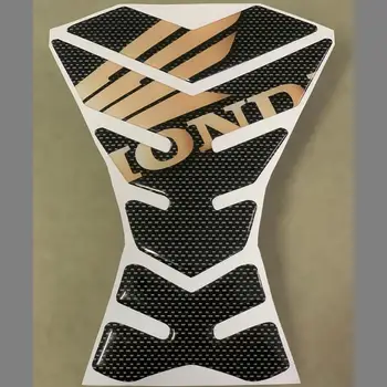 

tank pad protection compatible for moto Honda color: carbon fiber, resin gel 3D, universal model