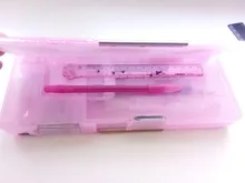 Reglas de plástico con Linda pata de gato para escuela, suministros de oficina Kawaii, accesorios de planificación, premio de estudiante