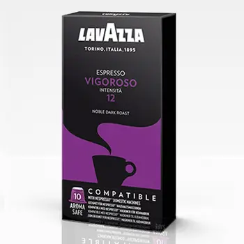 

Espresso Vigorous 10 LAVAZZA capsule compatible nespresso