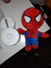 Los vengadores de Marvel de peluche suave de héroe Capitán América, Iron Man, Spiderman, película, regalo de muñecas de Navidad para niños, Disney, 27cm