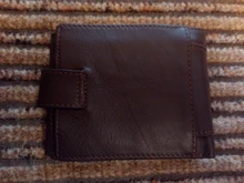 MISFITS-cartera corta de piel de vaca para hombre, bolso pequeño de piel de vaca 100% genuino, con monedero, tarjetero