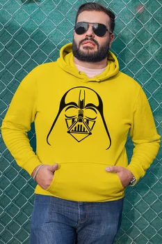 

Angemiel Wear Star Wars Darth Vader Yellow Men 'S Hooded Sweatshirt