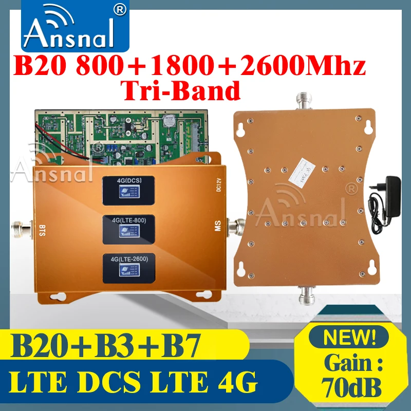 New!!LTE B20 800 1800 2600 Tri-Band 4G Cellphone