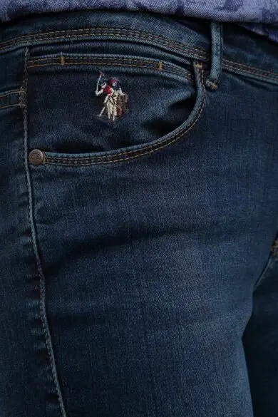 U.S. POLO ASSN. Синие узкие джинсовые брюки