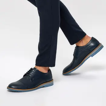 

FLO 3843 Navy Blue Men 'S Shoes Garamond
