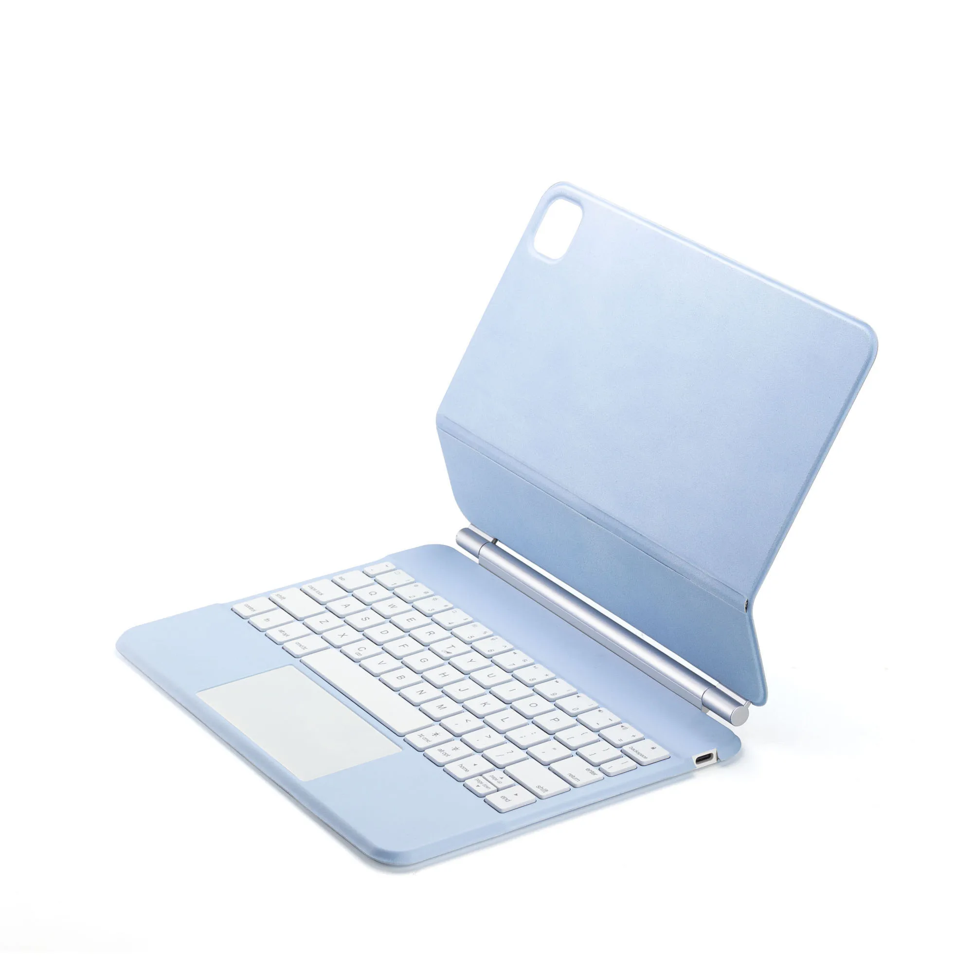 Magic Keyboard For Apple iPad Pro 11 12.9 2021 2020 2018 Keyboard Case  Korean Arabic Russian Air 4 5 10.9 2022 Magnetic cover