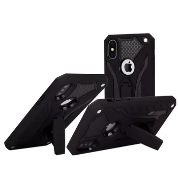 

Stand case Silicone with Armor for Samsung Galaxy A40 Black