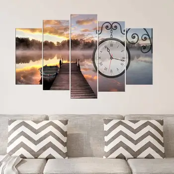 

Sky View 5 Parts Mdf Clock Table