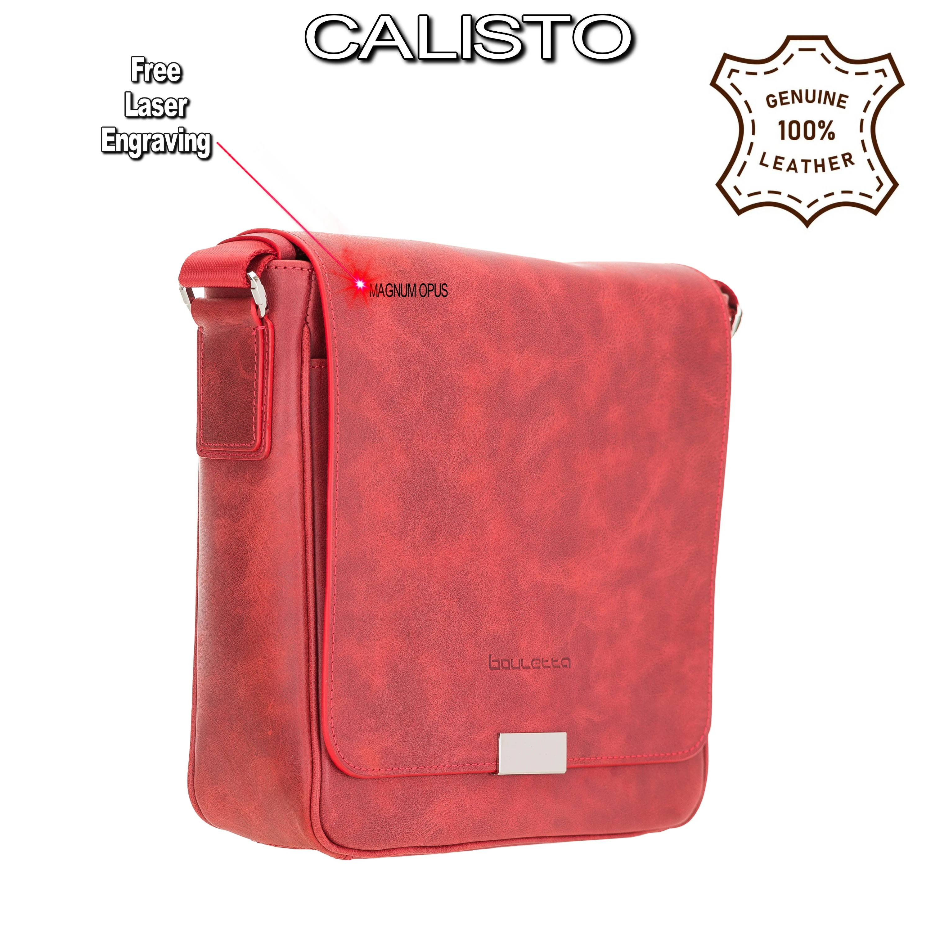 

Handmade Genuine Real Leather Briefcase Laptop Business Travel Messenger Elegant Trendy Durable Bag with Shoulder Strap Unisex