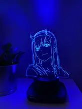 Two-Figure Nightlight Lamp Decor-Light Gift Manga Darling Zero Girls Bedroom Anime In-The-Franxx