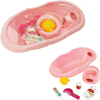 

Bathtub with accessories for boy dolls toy imitation for bathing dolls
