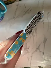 Más de 50 unids/lote Archivo de clavo de Mini tampón para uñas doble-cara estampada portátil pedicura manicura Vijlen uñas papel de lija archivo