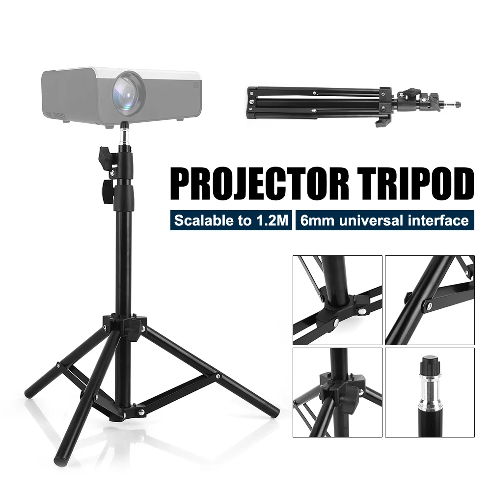 Universal Aluminum Alloy Home Lcd Projector Tripod Mount Bracket Holder