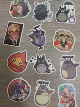 Pegatinas de Miyazaki Hayao Anime de 50/100 Uds., pegatinas de dibujos animados para bicicleta, portátil, libro, equipaje, juguetes para niños