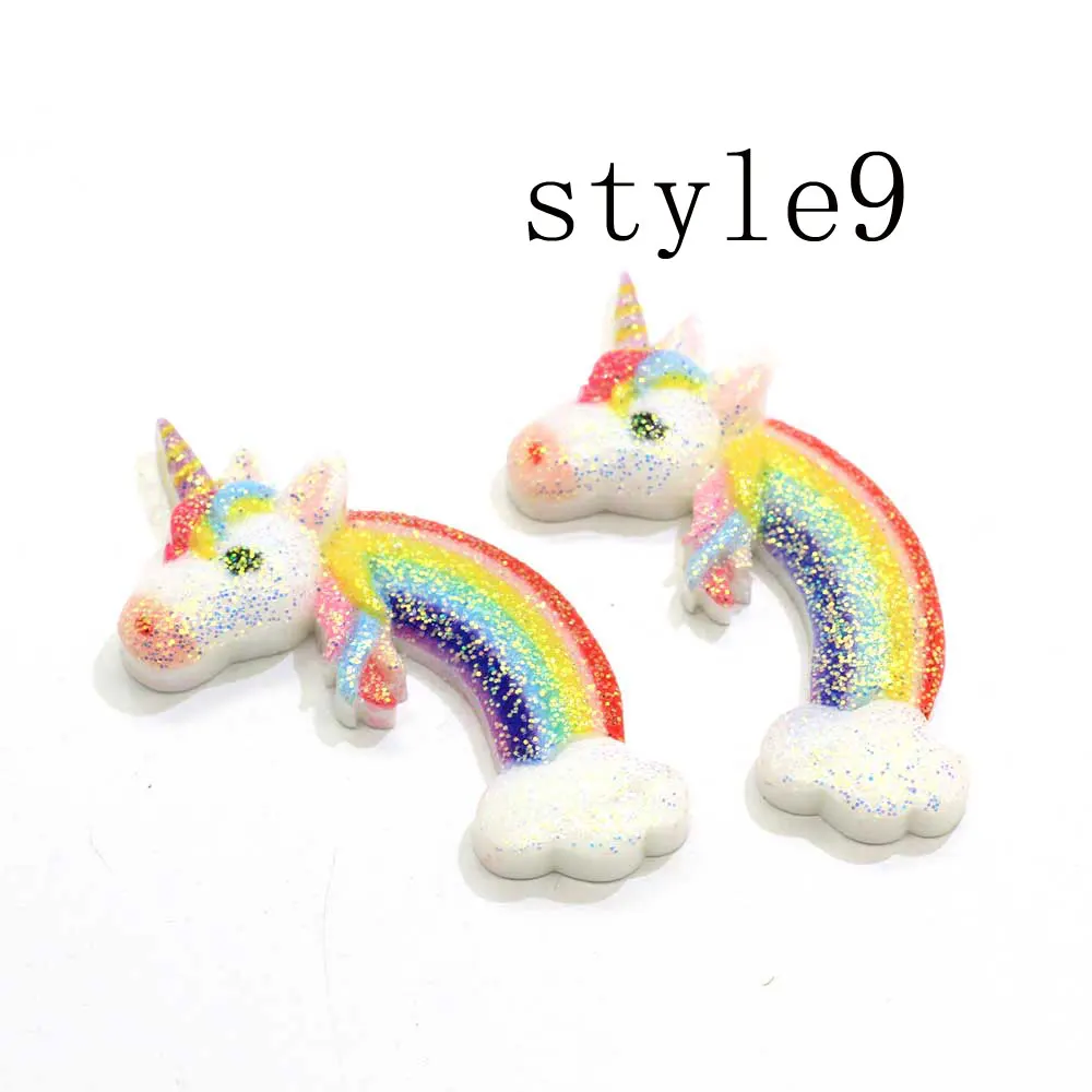 10/50 шт. Смешанный многоцветный Kawaii облако звезда Радуга смолы каучуковые стразы с плоской задней стороной улыбка узел чехол для телефона с подвесками - Цвет: Шоколад