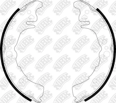 Колодки барабанные з.\ Toyota Platz NCP12/SCP11 99 NIBK FN2350