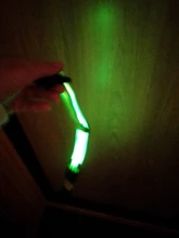 Glowing Collar Reflective Night-Safety Rechargeable Luminous Adjustable Nylon Waterproof