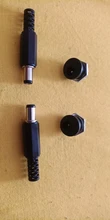 Female Jack Connector Plugs Screw-Nut Panel-Mount Power-Socket Plastic DC022 10PCS 5pairs