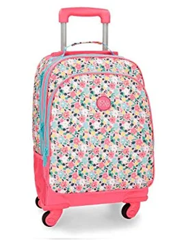 

Backpack Compact 4 Wheels Roll Road Pretty Choral 44x33x21 cm.