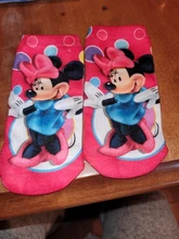 Disney kids cotton socks Minnie Mitch anna girls socks boys SpiderMan Socks 1 pair child  Socks 3D Print Cartoon girls Socks