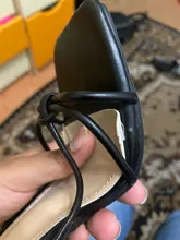 Aneikeh de verano zapatos de mujer Sandalias, de la Pu de moda Cruz-atado tacones de encaje fiesta bombas tamaño 35- 42 albaricoque blanco negro