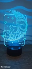 Lamp Base Table-Decor-Holder Light Night-Light-Replacement Usb-Cable Touch 3D Colorful