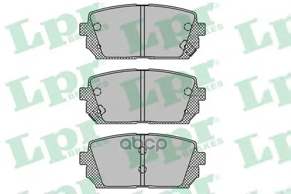 Колодки Тормозные Kia Carens 02- Задние Lpr 05p1416 Lpr арт. 05P1416