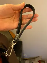 Bolso de mano con asa Simple para mujer, repuesto de cinturón de Color sólido, combina con todo, correa de mano, BILLETERA, correa de muñeca