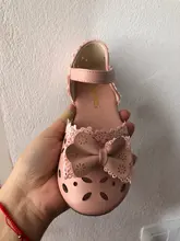 Zapatos de cuero para niños y niñas, sandalias transpirables con lazo, novedad, verano, 2021