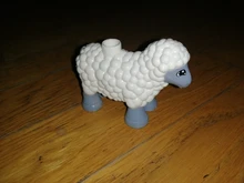 Construcción del edificio grande para niños, accesorios, vaca, caballo, modelo de oveja, Compatible, piezas, granja, montar, juguetes educativos