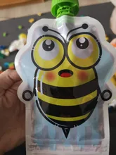 8 Uds 148ml de comida de bebé bolsa de almacenamiento portátil BPA-libre reutilizable sellado alimentos complementarios bolsa casera puré de pulpa bolsa de almacenamiento