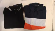 Los hombres Polo de hombre de manga corta Camisa de Polo de Color de contraste Ropa nueva verano Streetwear Casual de los hombres de la moda tops