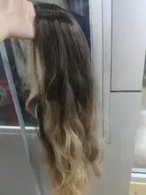 GEMMA-pelucas de cabello largo ondulado para mujeres negras, pelo sintético de parte media, para fiesta diaria, Cosplay, resistente al calor