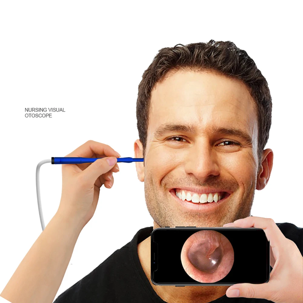 Отоскоп Спецодежда медицинская оптическое эндоскопия носа ухо эндоскоп otoscopehigh