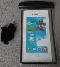 Funda de teléfono resistente al agua, cubierta seca para deportes acuáticos, buceo, esquí y piscina, tamaño de 6 pulgadas