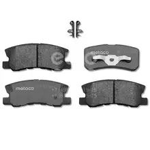 Metaco Колодки тормозные задние дисковые к-кт 3010-010 AKEBONO