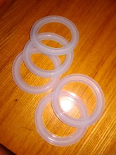 Sanitary-Silicon Gasket-Strip Tri-Clamp Sealing Ferule-Fitting 38mm OD Homebrew for Diopter