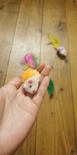 pawstrip Soft Fleece False Mouse Cat Toys Colorful Feather Funny Playing Toys For Cats