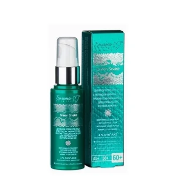 

Day face cream with snake poison peptide against deep wrinkles 60 + green snake Belita-M