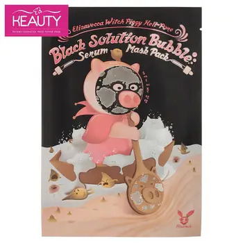

Elizavecca Pore black solution bubble serum mask pack