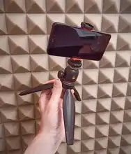 Ulanzi-Mini trípode MT-17 DSLR SLR para teléfono, Vlog, cabeza de bola de rotación ajustable 360 con tornillo 1/4 para cámara DSLR