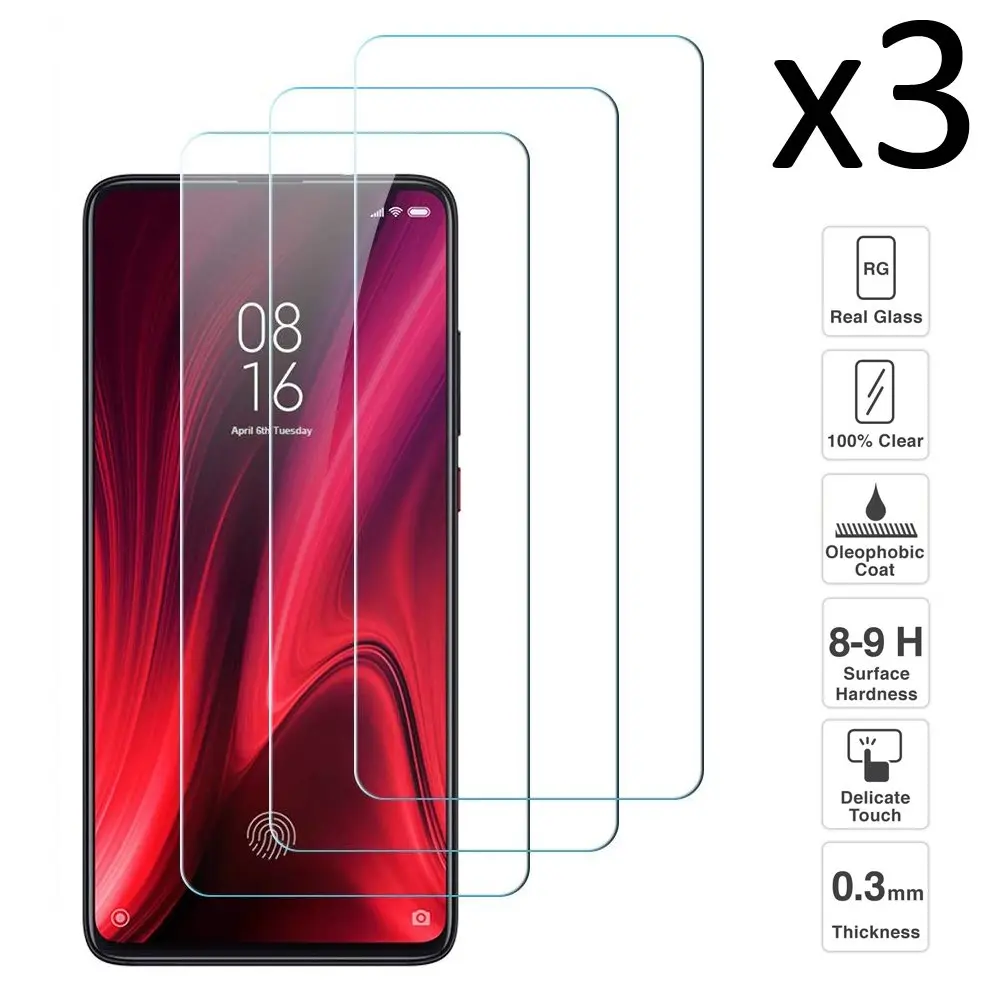 Xiaomi My 9T/My 9T Pro / K20 набор из 3 предметов защита для экрана закаленного стекла от