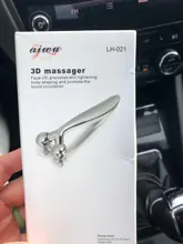 Rodillo 3D para masaje Facial, estiramiento Facial en V, belleza, estiramiento corporal de la piel, relajación, cara delgada herramienta de levantamiento Facial, instrumento masajeador zk20