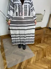 Y Nidus-Vestido largo de verano a rayas con cuello de pico, traje bohemio de flores para mujer, para fiesta Y playa, 2020