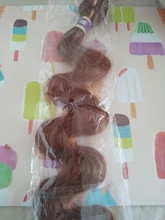 Extensiones de Cabello sintético ondulado para mujer, mechones de pelo negro ondulado de 16, 18, 20 pulgadas, 70 gramos