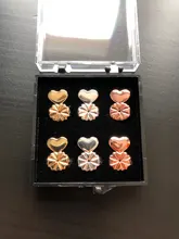 Pendientes hipoalergénicos con elevador para mujer, 14 estilos, a la moda, se adapta a todos los pendientes de Poste de soporte de tuerca trasera para el lóbulo de la oreja