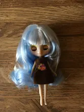 Mini muñeca de cuerpo normal DBS blyth, 10CM, BJD, regalo para niñas, juguete de anime, vestido aleatorio