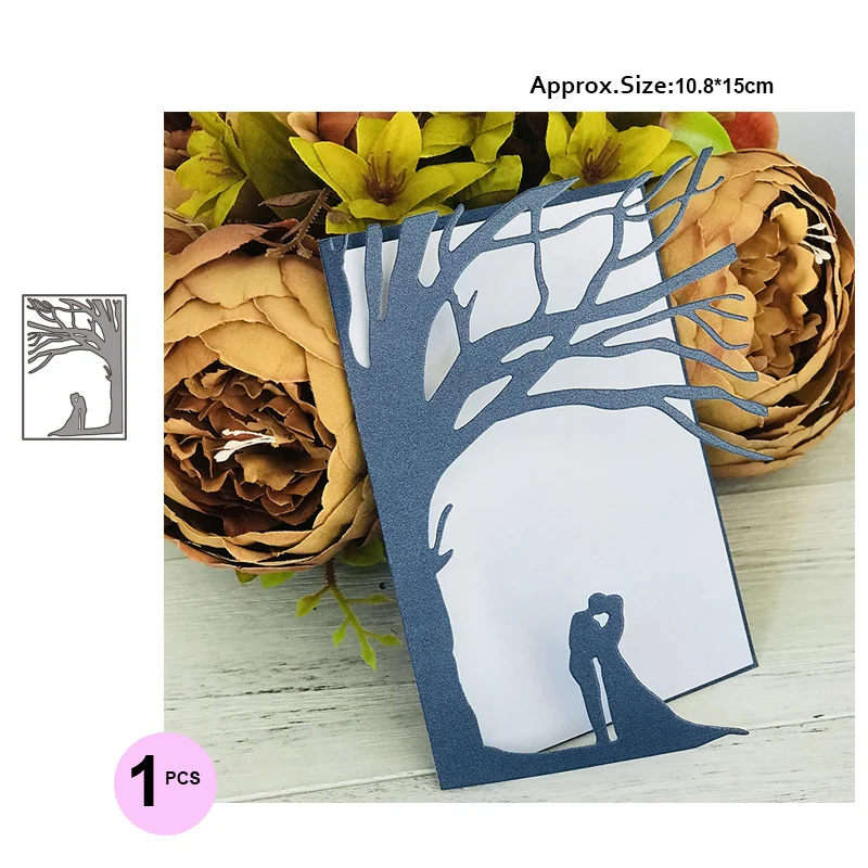  2019 New Wedding Invitation Dies Couple Metal Cutting Dies Craft Die Cut for Card Making Scrapbooki - 4.00006E+12