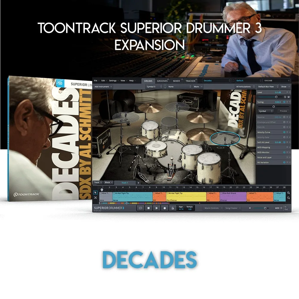 TOONTRACK-batería SUPERIOR, batería de expansión 3